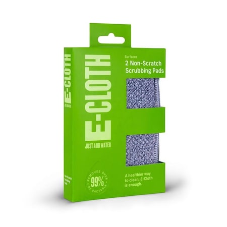 E-Cloth E-Cloth Medium Duty Scrubbing Pads For All Purpose 4-3/4 in. L 2 pk 10643